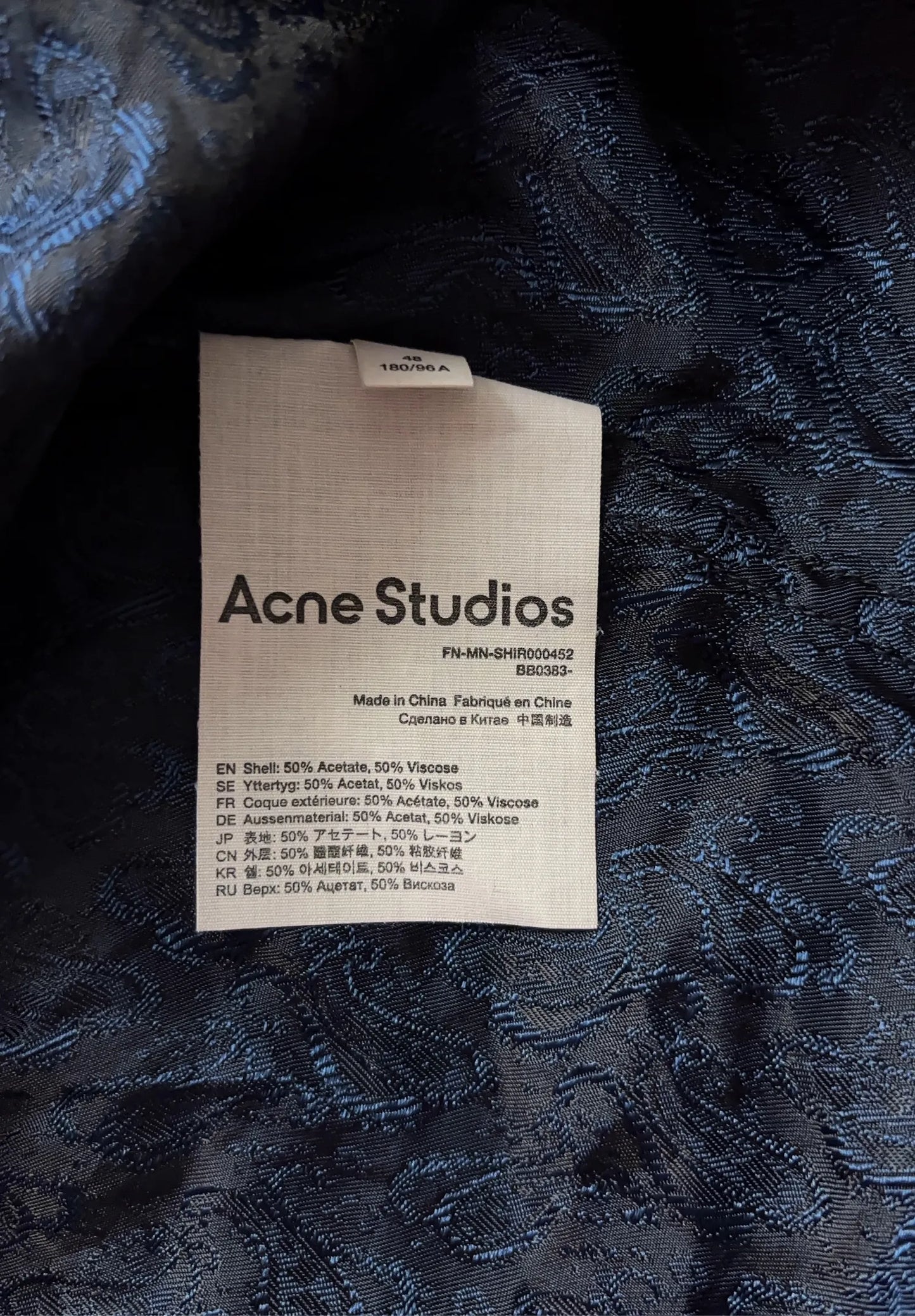 Acne Studios-skjorta
