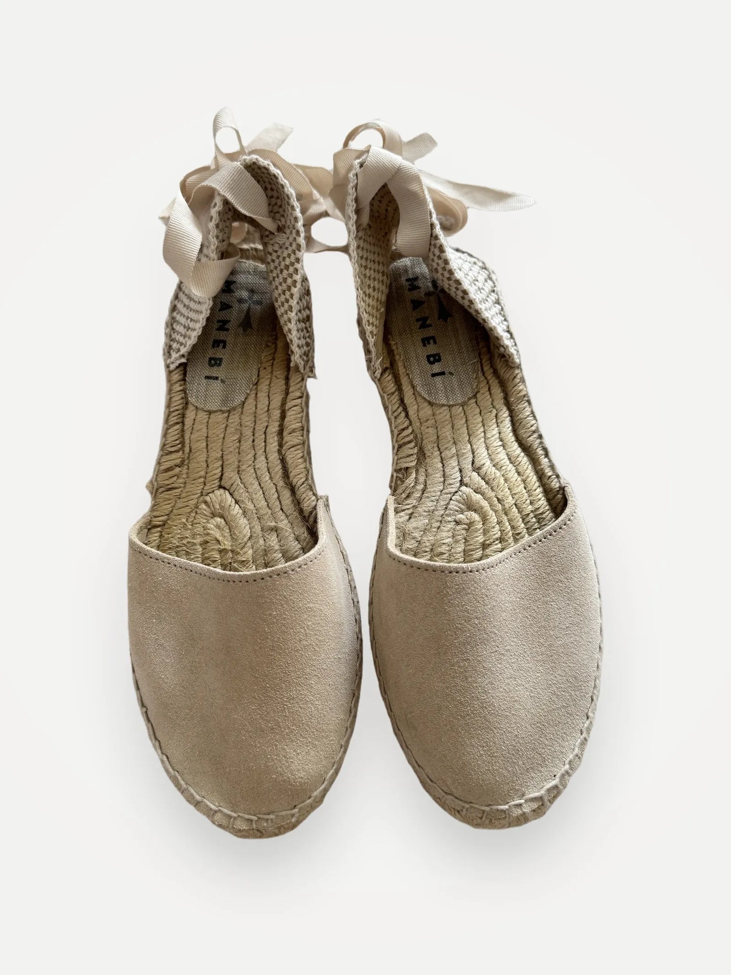 Manebi Suede Flat Valenciana Espadrilles Sandals
