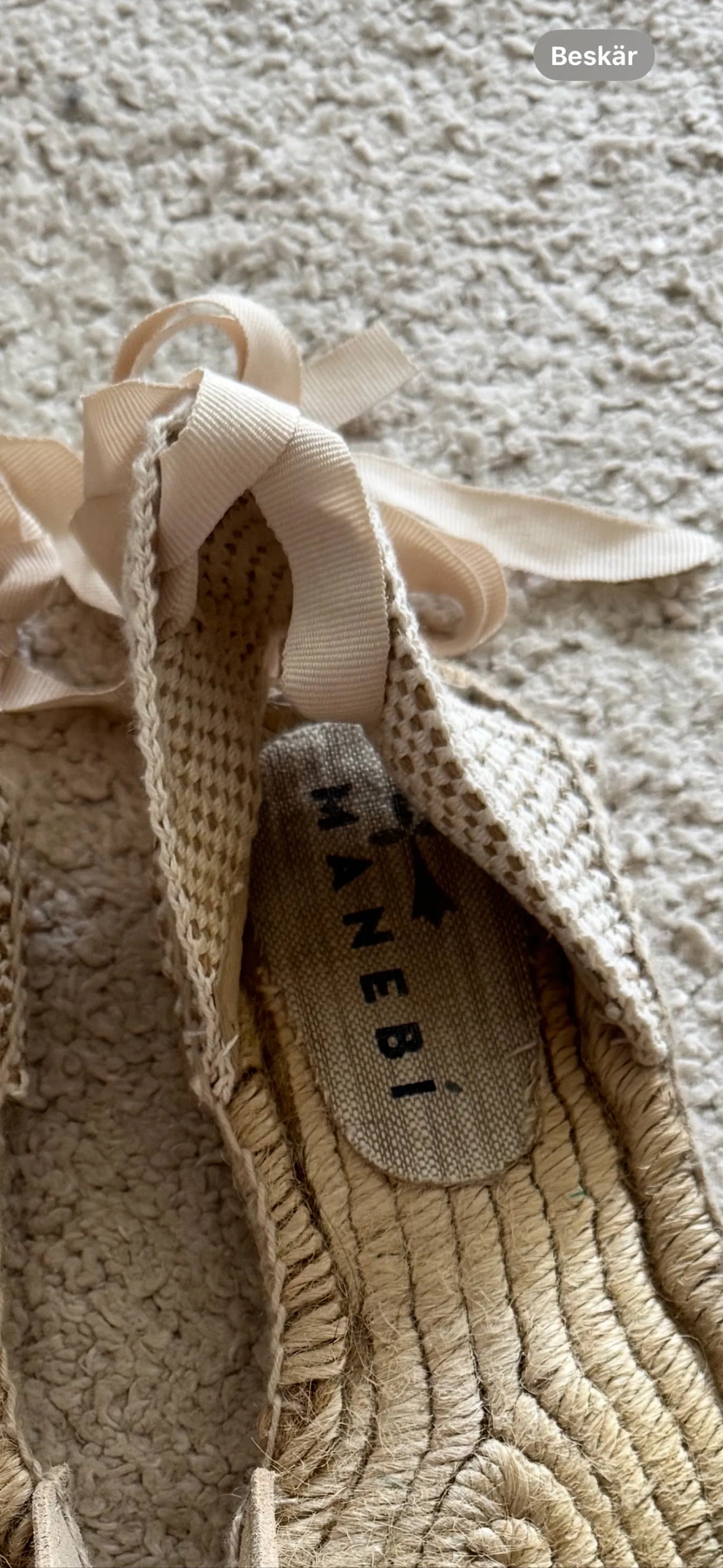 Manebi Suede Flat Valenciana Espadrilles Sandals
