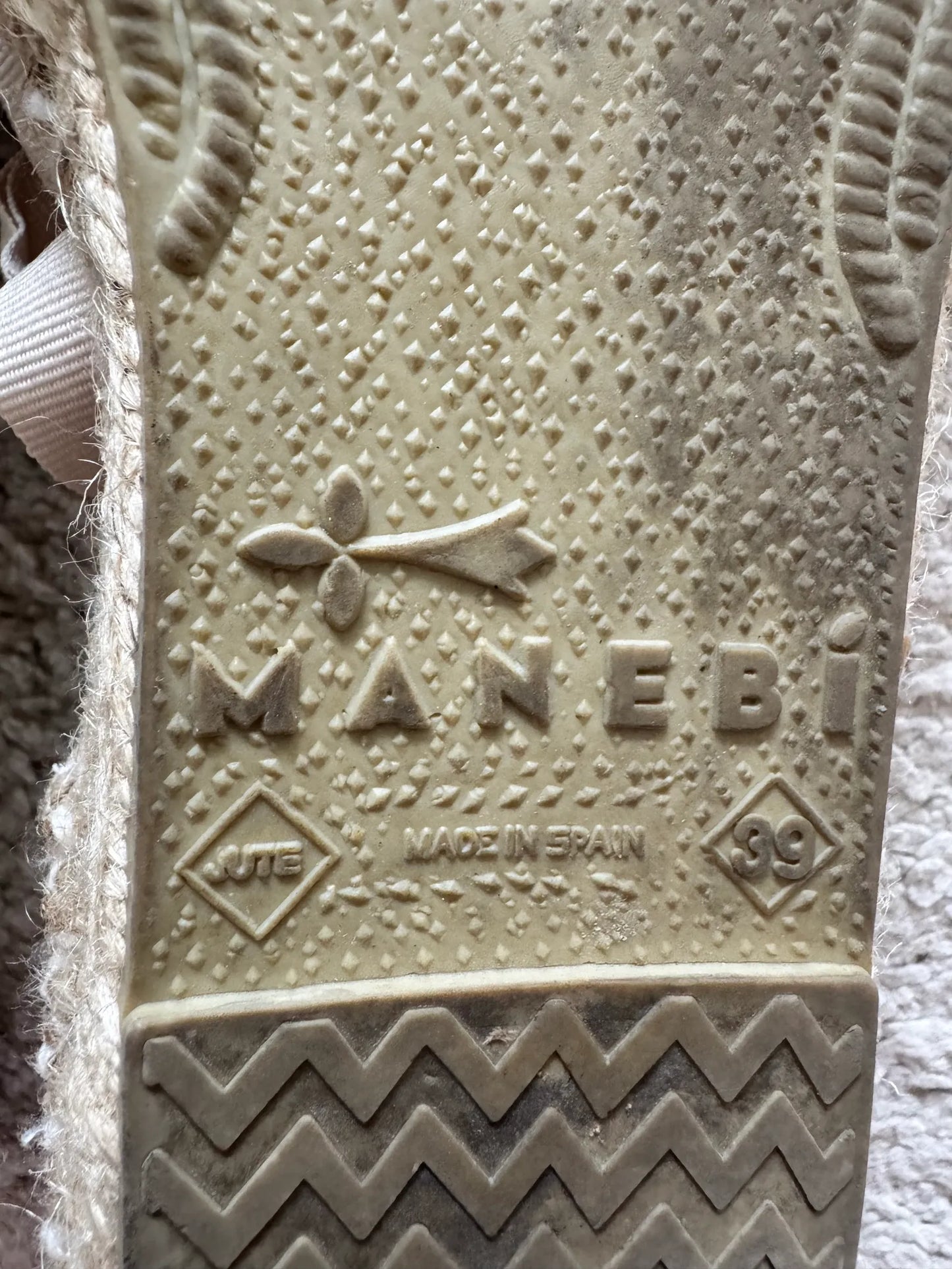 Manebi Suede Flat Valenciana Espadrilles Sandals
