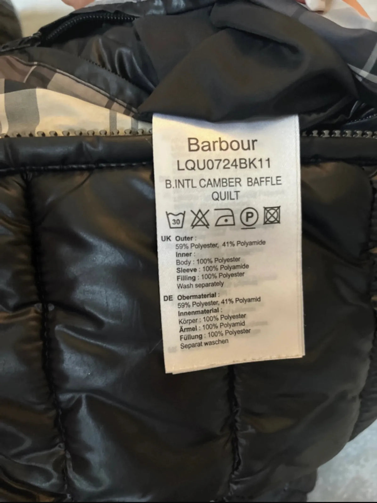 Barbour Puffer jacket