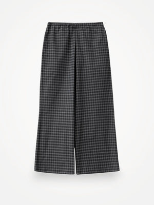 A Part Of The Art Vacant Black Check-byxor