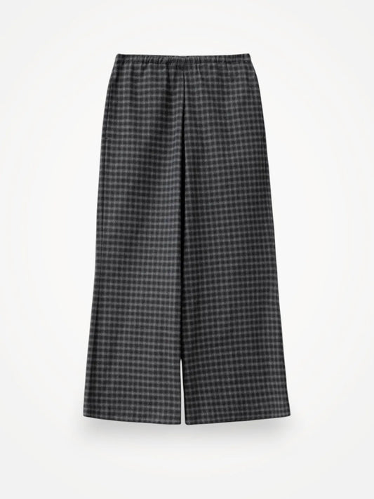 A Part Of The Art Vacant Black Check-byxor