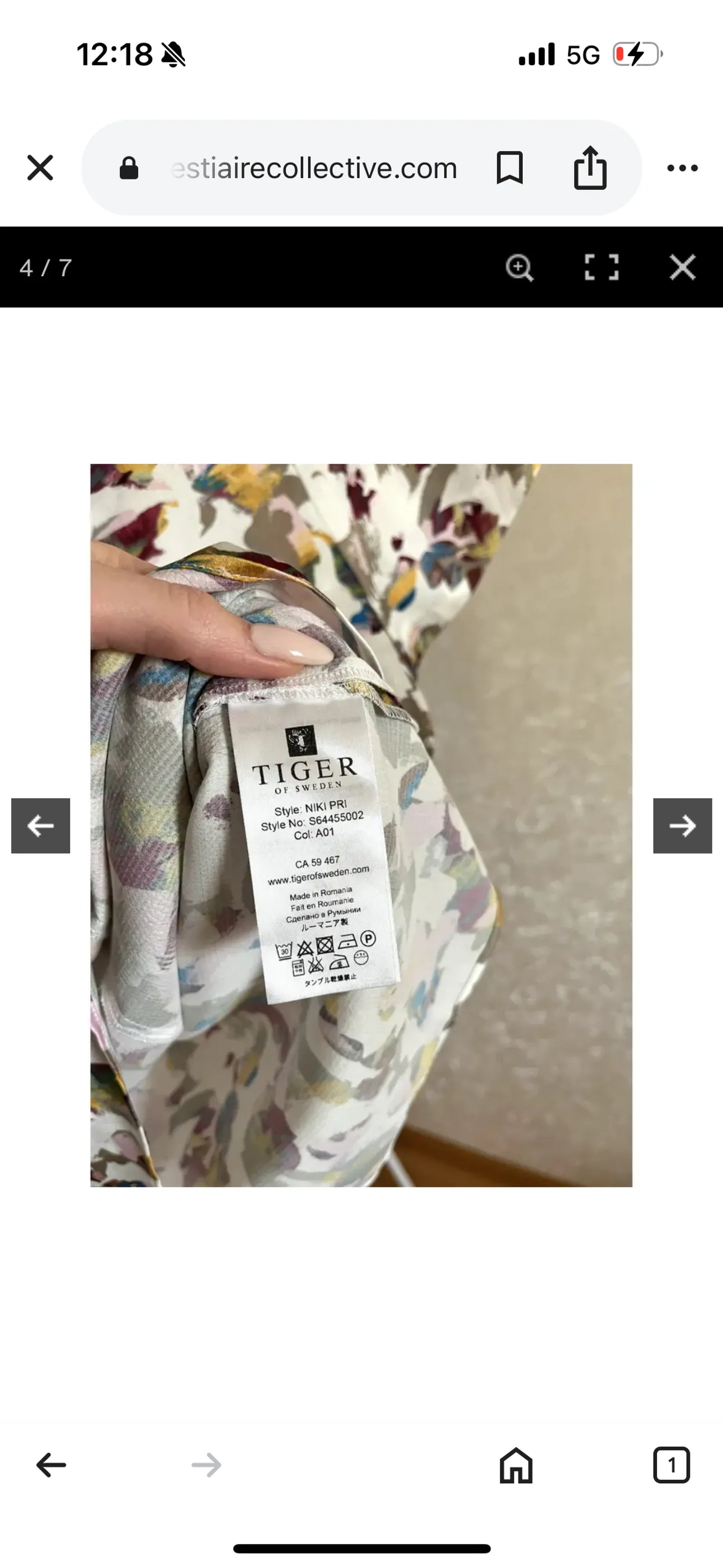 Tiger of Sweden Niki Blouse