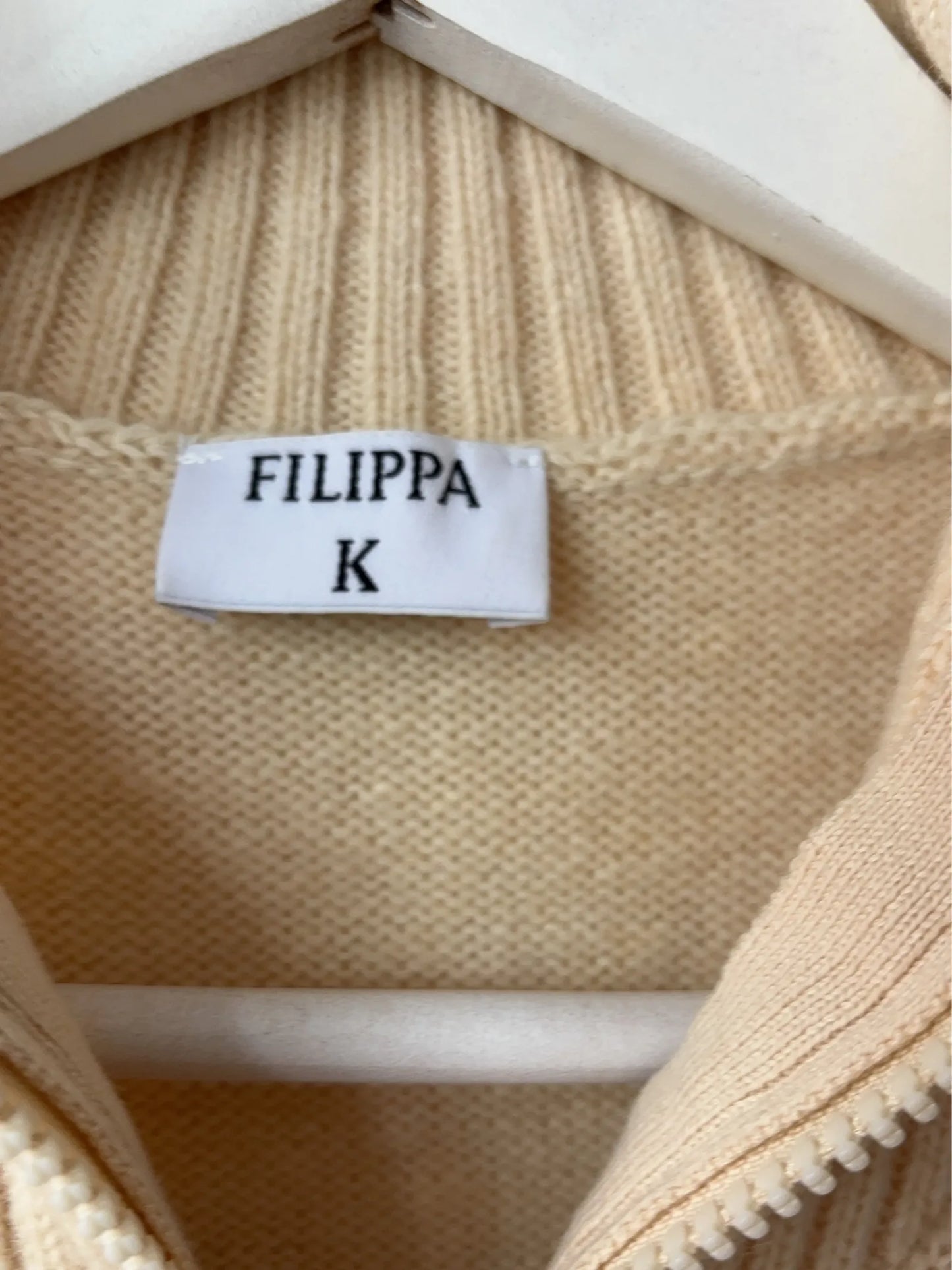 Filippa K Argyle Zip Sweater