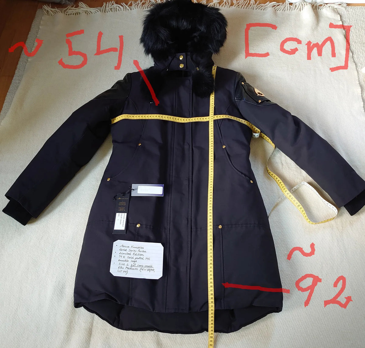Moose Knuckles Gold Series Puffer jacket