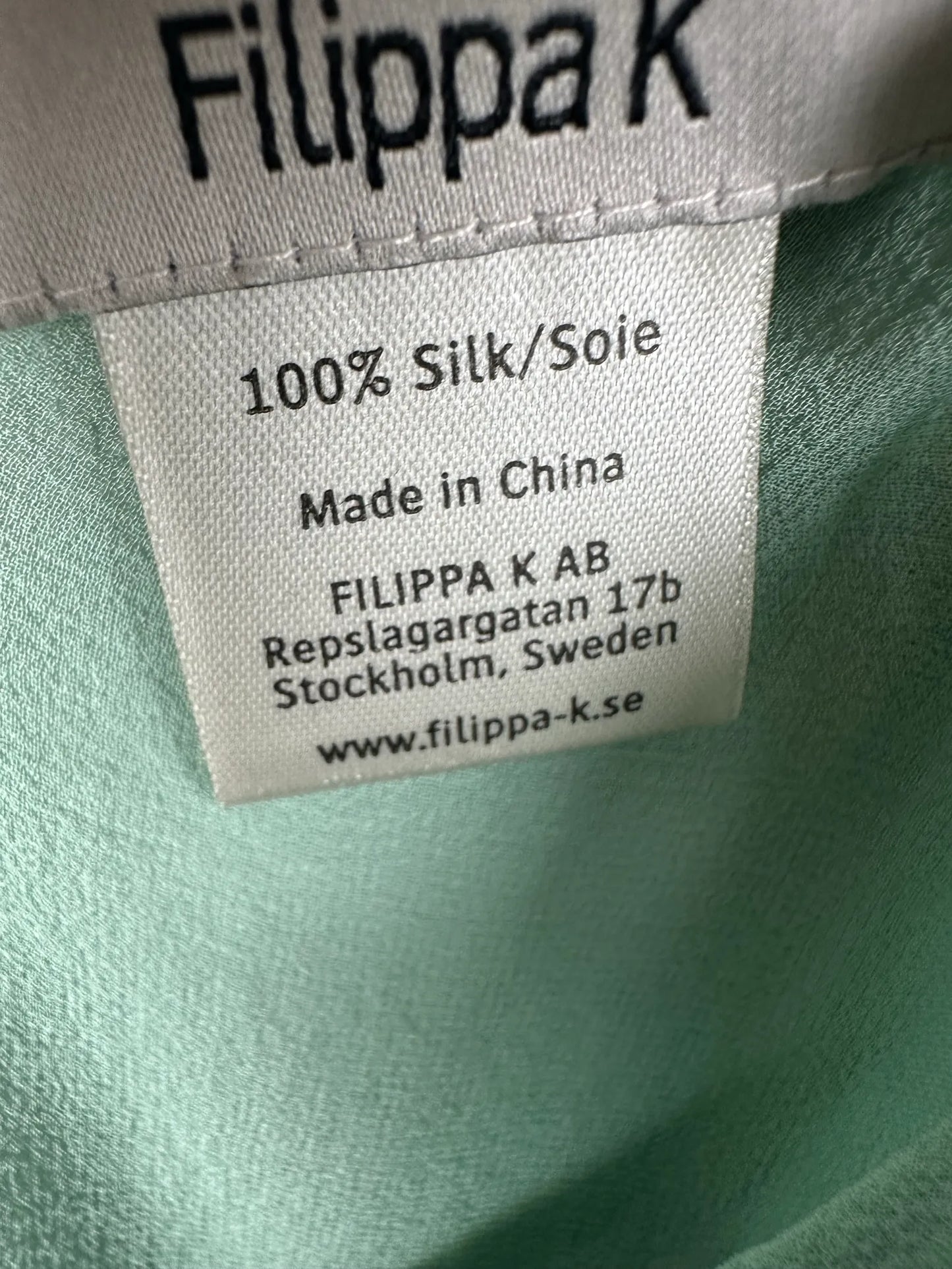 Filippa K Silk Chiffon-sidentopp