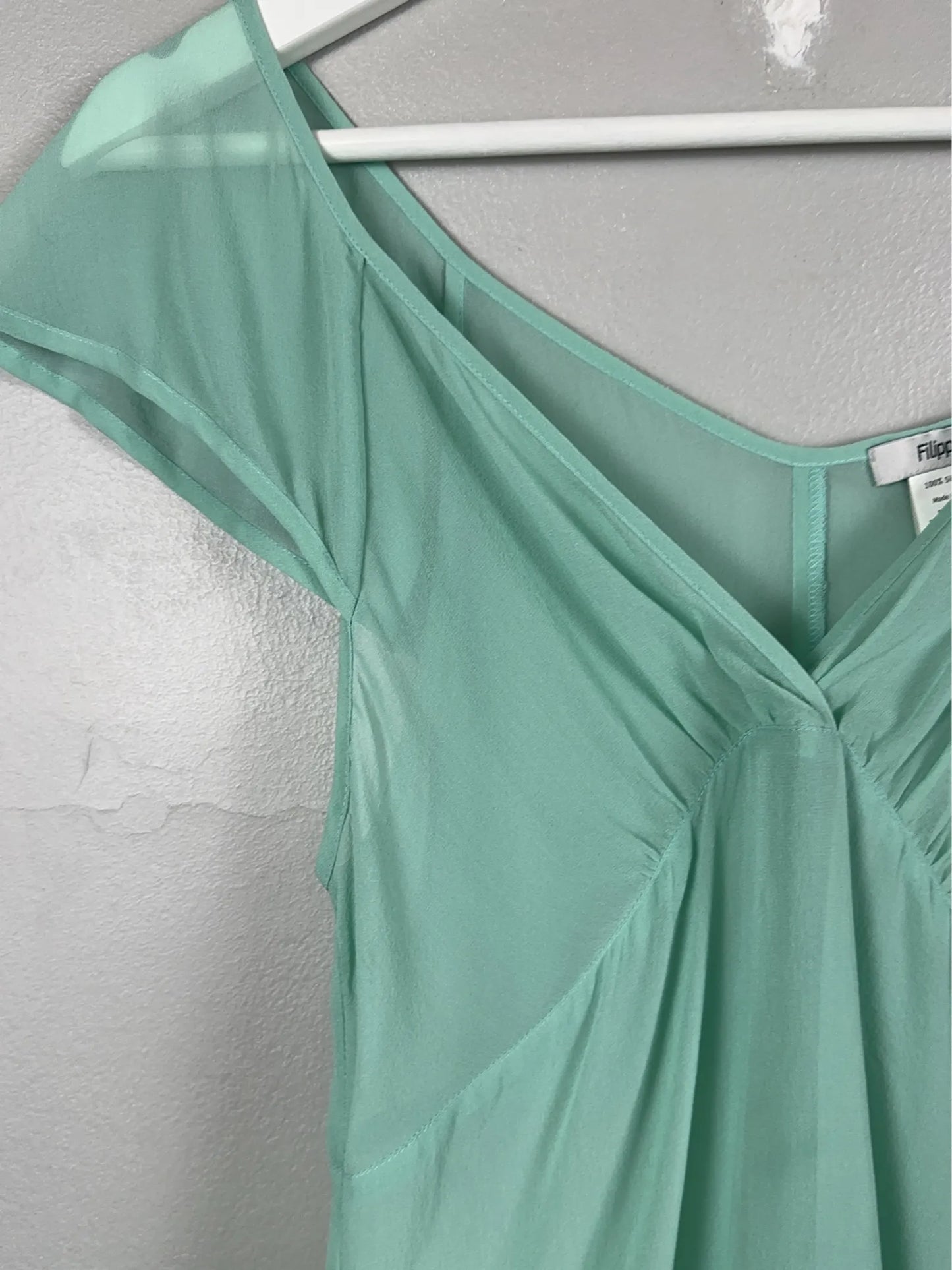 Filippa K Silk Chiffon-sidentopp
