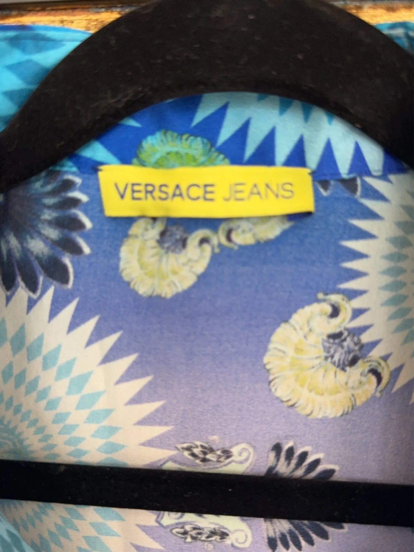 Versace Jeans-sidenskjorta