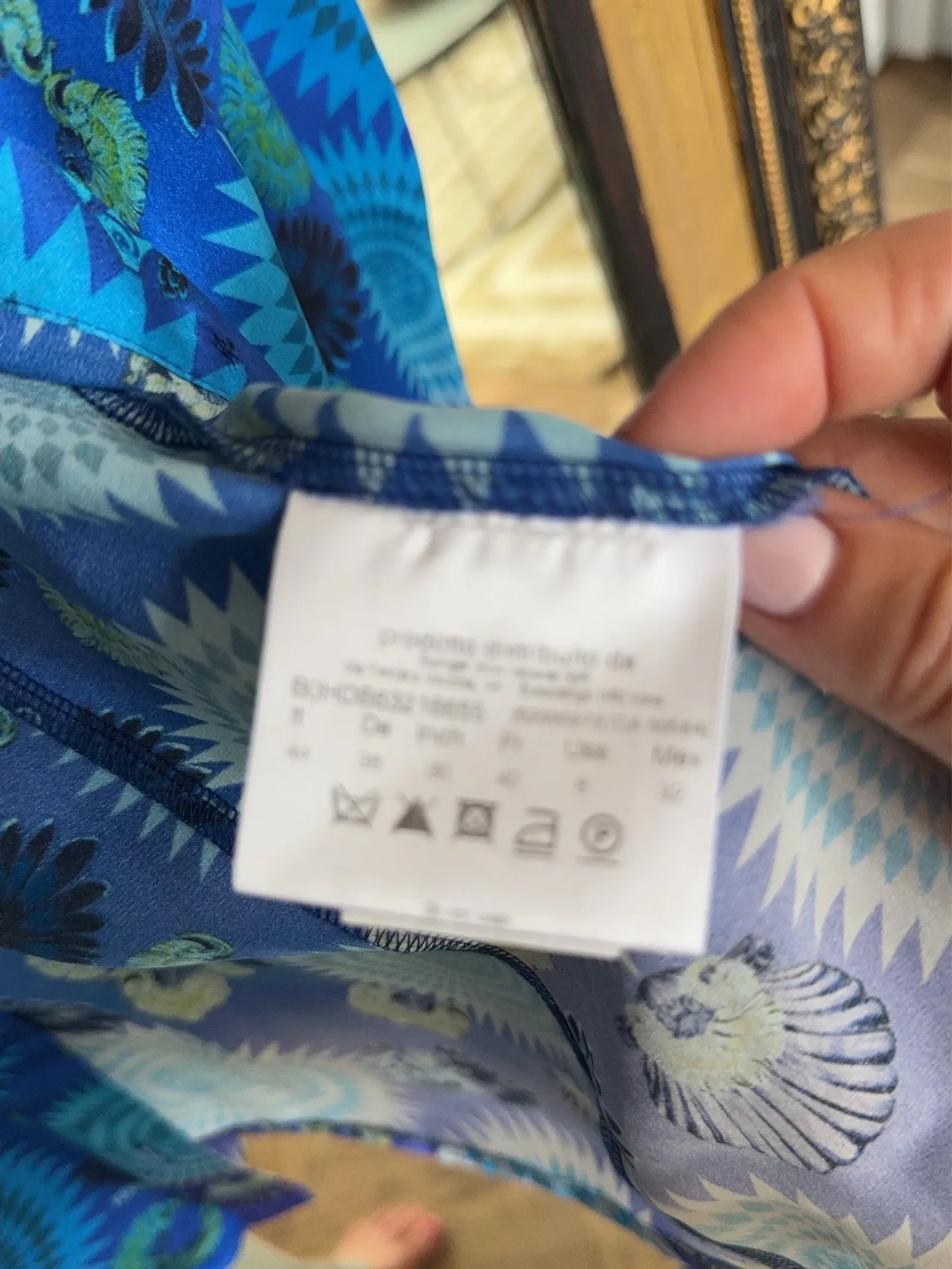 Versace Jeans-sidenskjorta