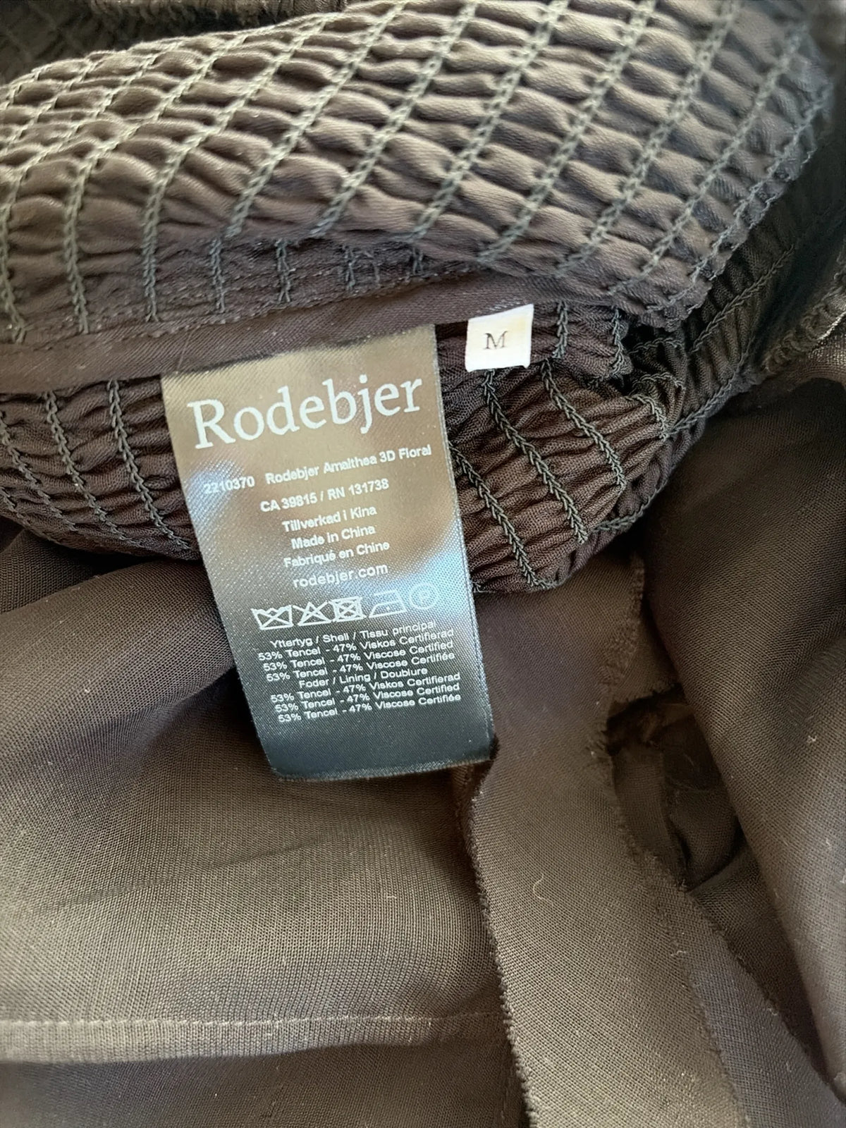 Rodebjer Amalthea 3d Floral-kjol NWT