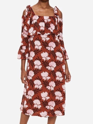 Ganni Monnette Georgette Dress